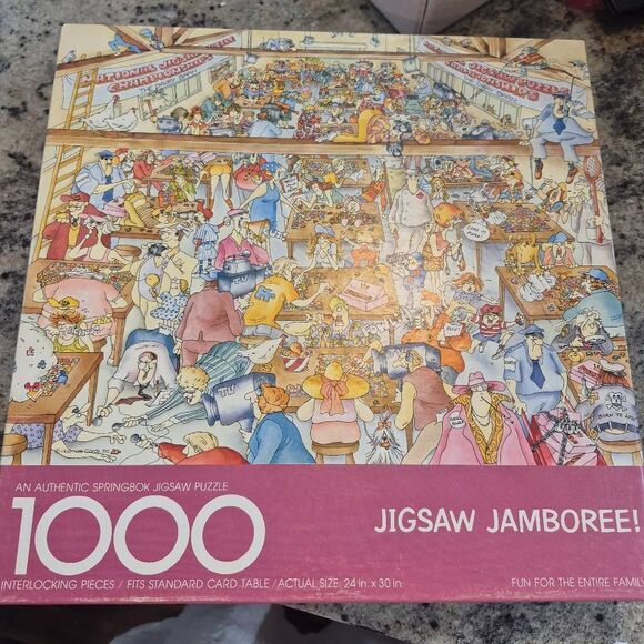 Springbok Jigsaw Jamboree Vintage 1000 pc Jigsaw Puzzle - Picture 1 of 10
